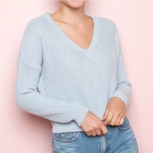 Brandy Melville V-Neck Knit Sweater